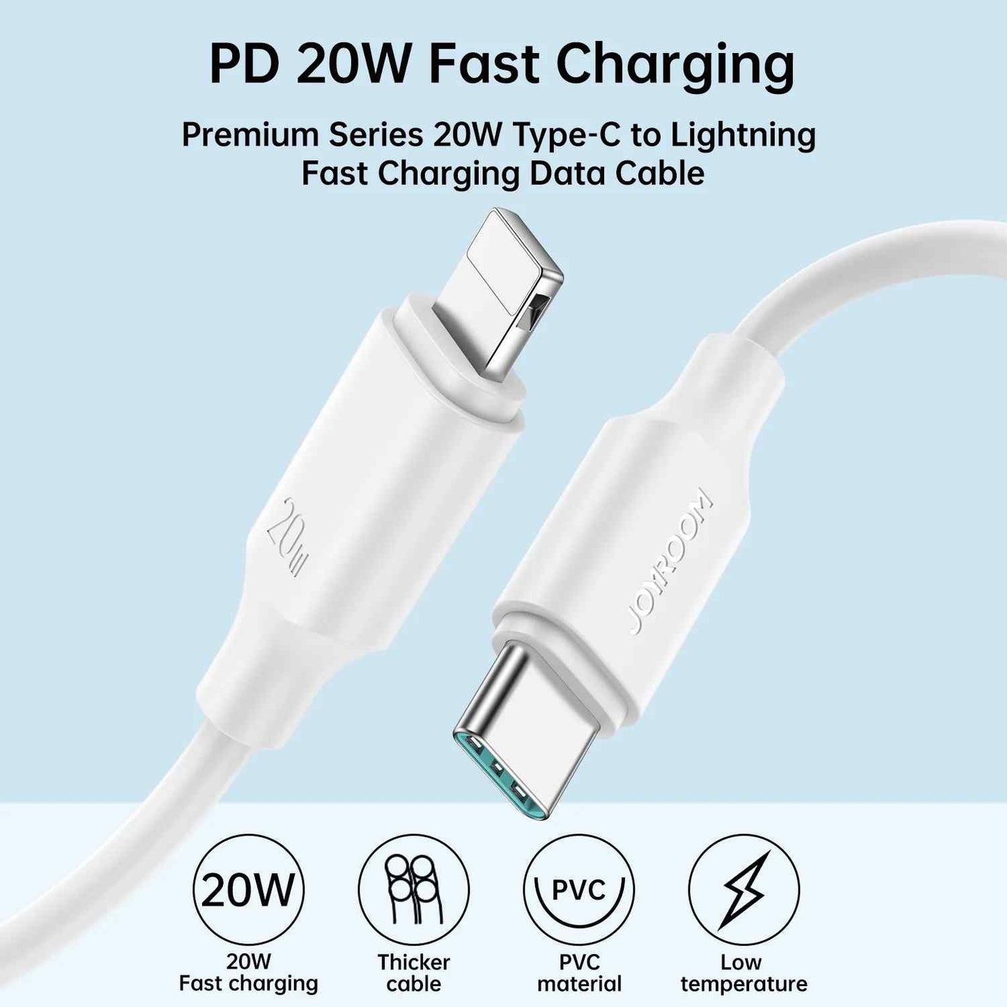 S-CL020A9 20W Type-C to Lightning cable - 1M - White JOYROOM