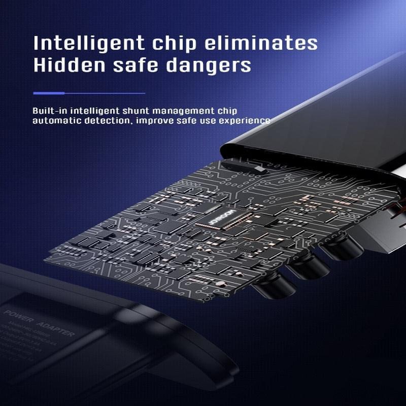 HKL-USB59 JOYROOM 3 Port Wall Charger 3.4 Amp Joyroom.pk