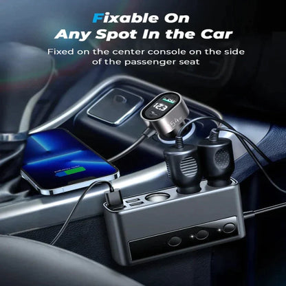 JR-CL06 JOYROOM 154W Car Charger Adapter with Three Sockets Joyroom.pk