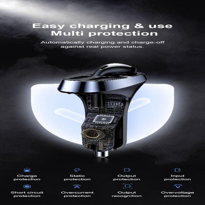 JR-CP2 JOYROOM Car Charger With Wireless Earphone Joyroom.pk