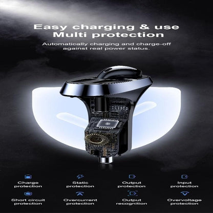 JR-CP2 JOYROOM Car Charger With Wireless Earphone Joyroom.pk