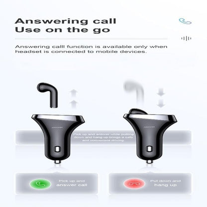 JR-CP2 JOYROOM Car Charger With Wireless Earphone Joyroom.pk
