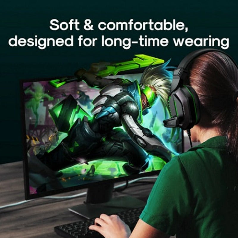 JR-HG1 JOYROOM Wired Gaming Headset with Led Light in Joyroom.pk