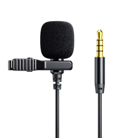 JR-LM1 JOYROOM Lavalier Microphone 2M Black Joyroom.pk