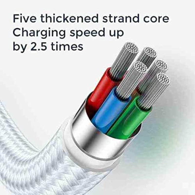 S-1024M5 JOYROOM PD Braided Data cable 3ft Joyroom.pk