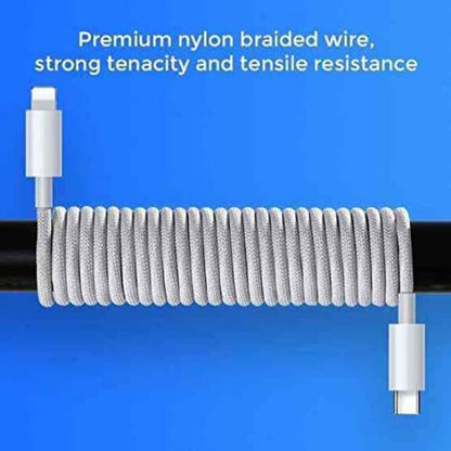 S-1024M5 JOYROOM PD Braided Data cable 3ft Joyroom.pk