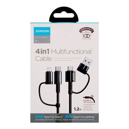 S-1230G3 JOYROOM Type-C To Type C 1.2M Fast Charging Cable Joyroom.pk