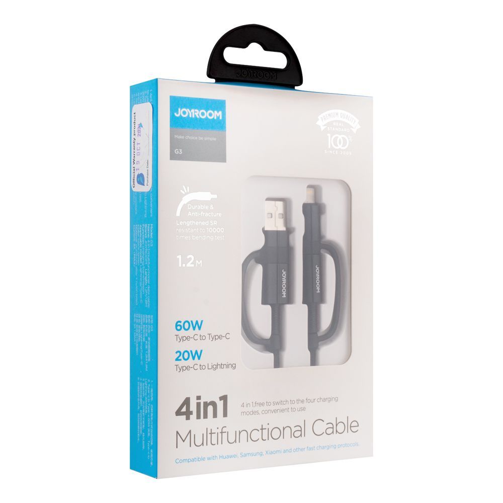 S-1230G3 JOYROOM Type-C To Type C 1.2M Fast Charging Cable Joyroom.pk