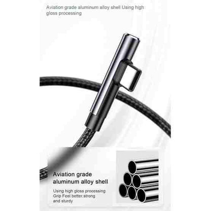 S-1230N4 JOYROOM 3A 8 Pin Lightning Gaming Angle Head Fast Charging Data Cable, Length: 1.2m Joyroom.pk
