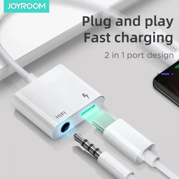 SH-C1 JOYROOM Type-C to HIFI+PD Audio Converter (Digital) JOYROOM
